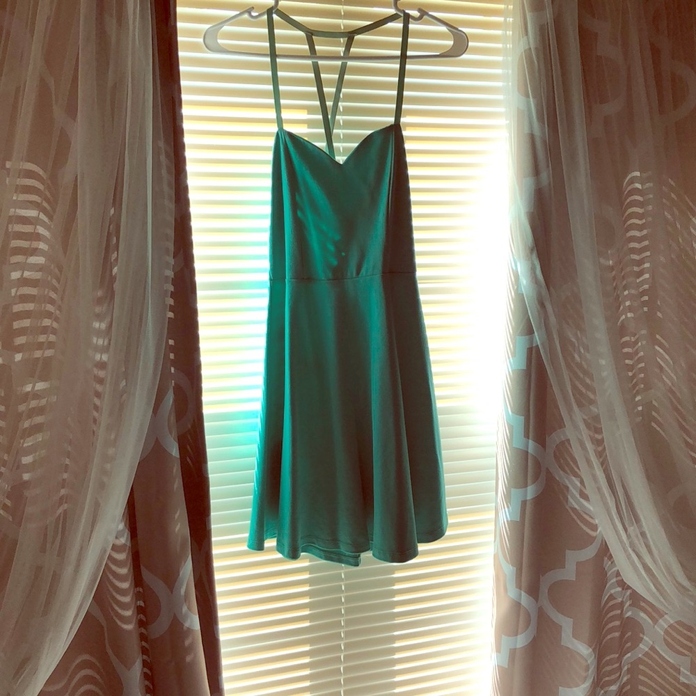 Lulus Aqua short dress worn twice